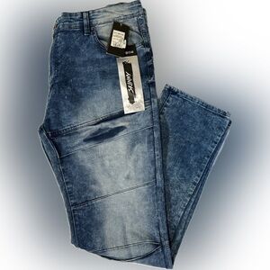 WTO2 Skinny Fit Jeans Medium Sand Blue Men's 42x34 - NEW WITH TAGS